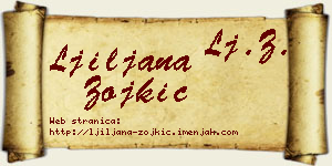 Ljiljana Zojkić vizit kartica